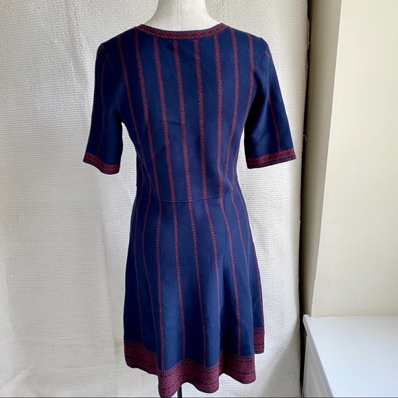 Stitchfix OS Sexy Sweater Dress Navy Blue - Picture 6 of 9